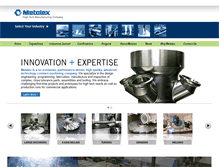 Tablet Screenshot of metalexmfg.com